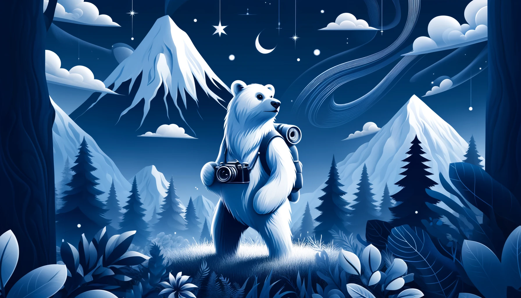 Wandering Bear in the Wilderness